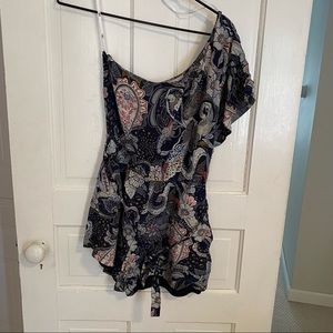 DR2 one shoulder romper